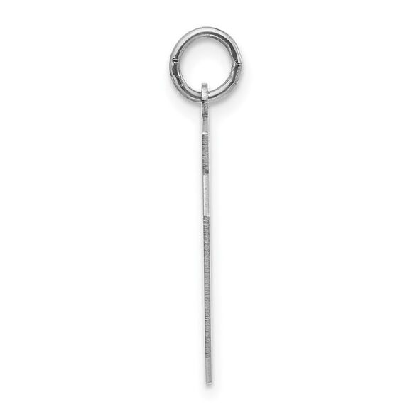 Sterling Silver, Jersey Collection, Medium Number 07 Pendant - Picture 2 of 5